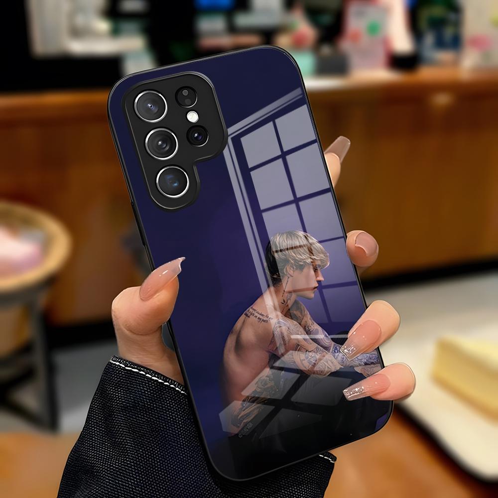 Чехол для телефона с изображением певца J-Justin B-Bieber для Samsung S26 S25 Plus S20 S20 Plus S22 Ultra S23 FE S21 Plus S21 Ultra Стеклянная крышка