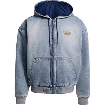 Оригинальная джинсовая куртка с подкладкой FW25 Теплая спортивная свободная куртка с капюшоном и длинными рукавами Джинсовая хлопковая куртка Мужские куртки KE0131