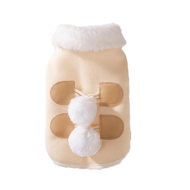 Кошачья одежда зимняя бархатная утепленная теплая жилетка на двух лапах для кошек котят против выпадения шерсти собачья кошачья одежда для питомцев