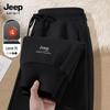 JEEP SPIRIT Men's Fleece-Lined Loose Fit Casual Sweatpants