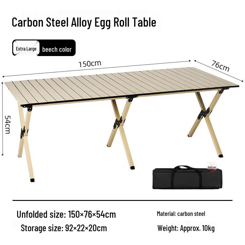 Portable Aluminum Folding Camping Table