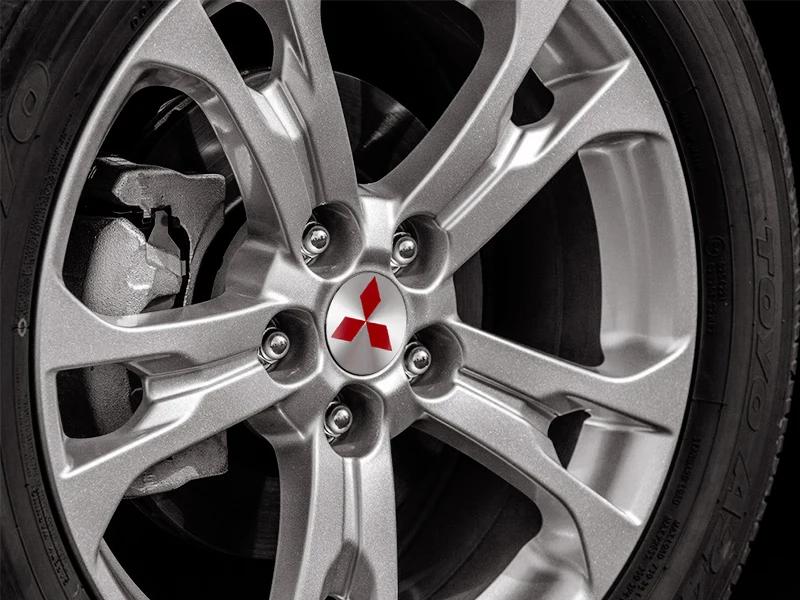 4 шт. 56 мм Значок Mitsubishi Наклейка на центральную часть диска колеса автомобиля для Mitsubishi Ralliart Lancer EX Outlander ASX Galant Автоаксессуары