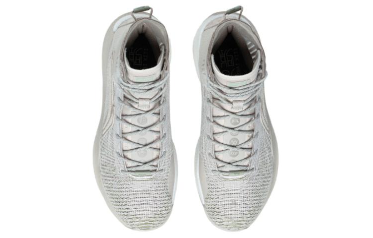 Li Ning YuShuai 13 Boom Sand Hawk Slip Resistant, Abrasion Resistant, Lightweight High top Basketball Shoes Men's Gray ABAP065-21