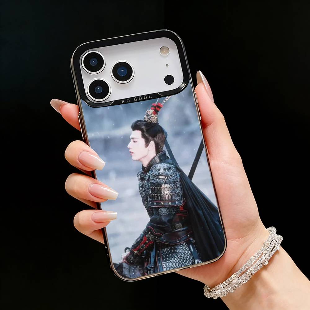 Chasing Jade zhang linghe Phone Case For iPhone17, 16,15,14,13,12 Pro Max Black Candy Matte Shockproof Cover