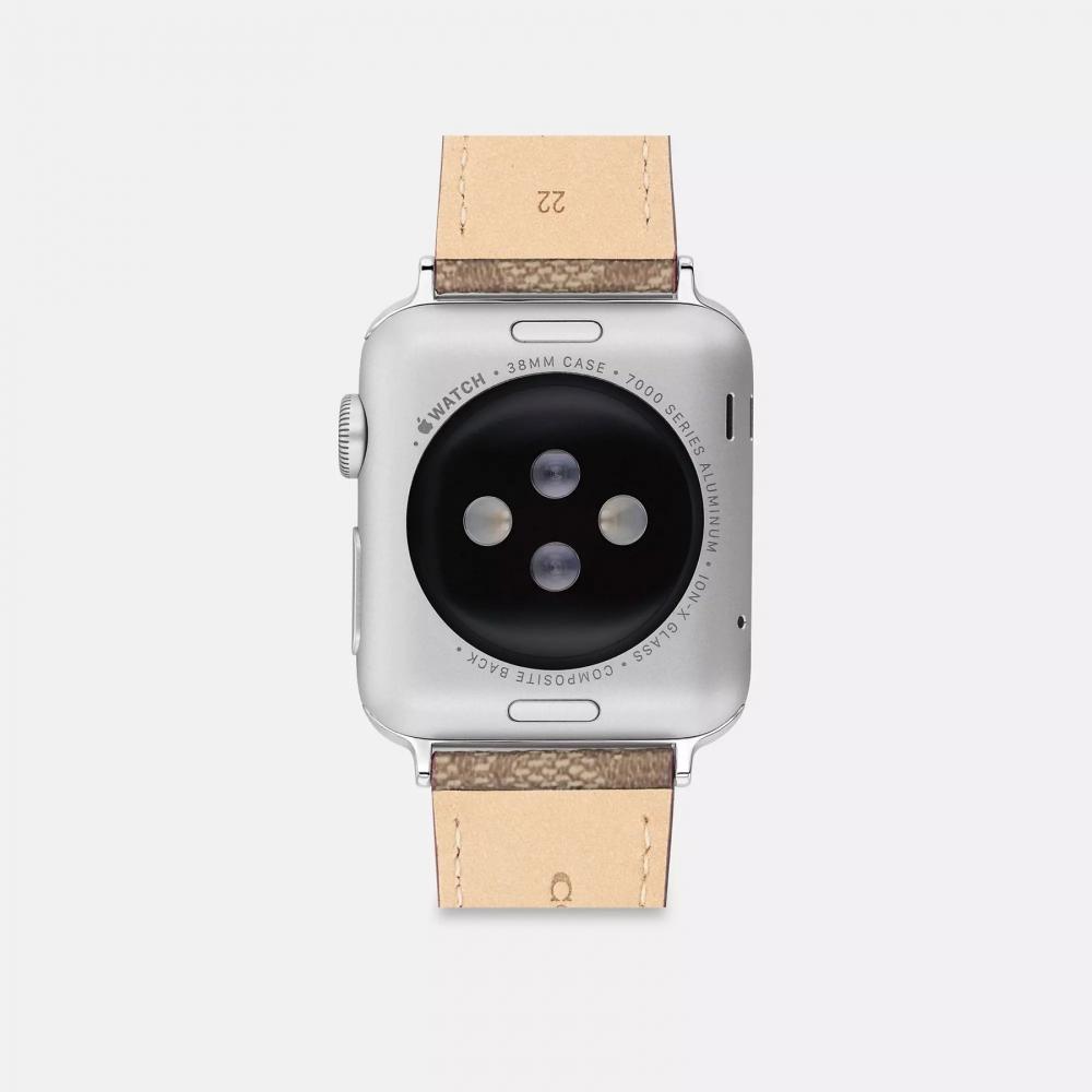 Coach Ремешок для Apple Watch 38 мм и 40 мм, цвет хаки