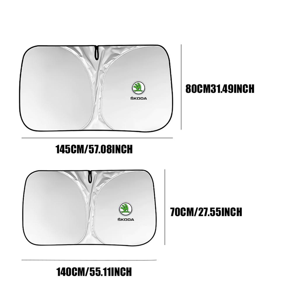 NADH5 Автомобильный складной солнцезащитный козырек на лобовое стекло Для Skoda S Fabia 2 Superb 2 3 Octavia 2 a7 A5 Rapid Karoq VII Yeti VRS