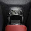 Carbon fiber Rear Armrest Storage Box Panel Cover Trim For Toyota Supra 19-24