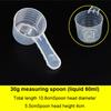 15/30/70/120 мл пластиковая мерная ложка для кофе со шкалой для выпечки лабораторная ложка для жидкости для сухого молока кухонные принадлежности