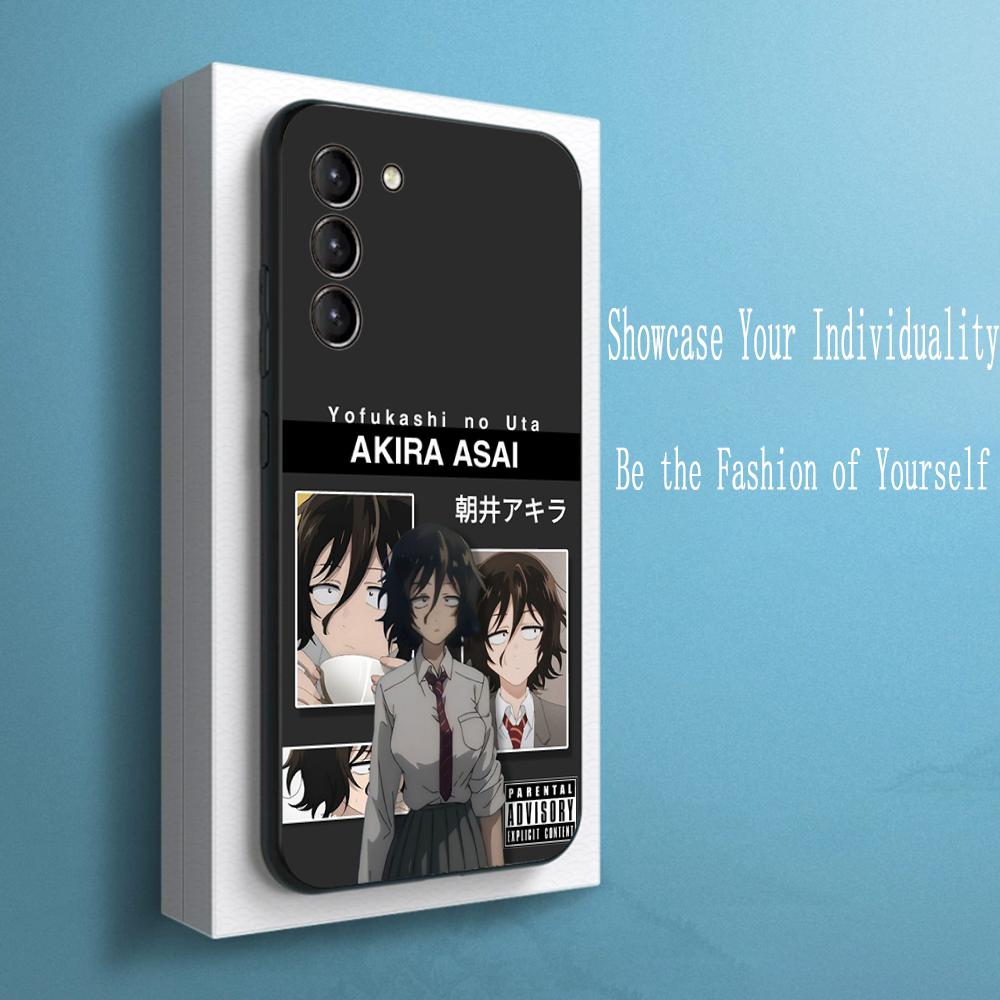 Чехол для телефона Nazuna call of the night аниме девушка Для Samsung Galaxy S25 S24 S23 S22 S21 S20 Plus Ultra Note20 Мягкий Черный