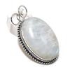 Подвеска из натурального радужного лунного камня 925 пробы из серебра 2,25 дюйма i0H36