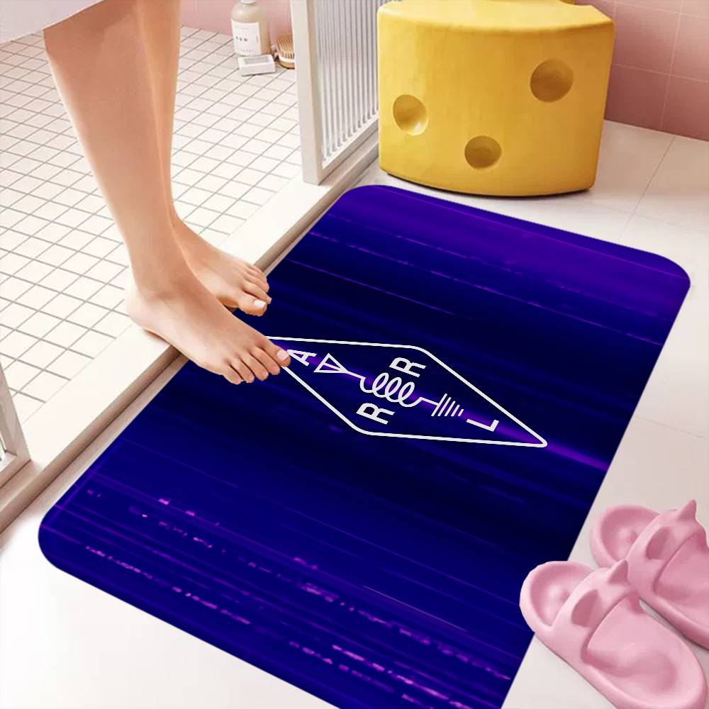 Licensed H-Ham Retro Radio Floor Carpet Anti-slip Absorb Water Long Strip Cushion Bedroon Mat Welcome Rug