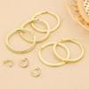 50 шт. Золотые плоские кольца для ключей Полированные крепления для ключей Универсальные металлические кольца для ключей Офис