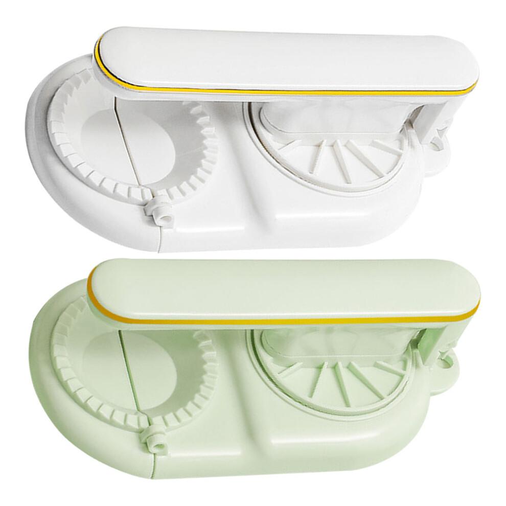 2pcs Dumpling Press Pp Non Slip Handle For Wrapping Dumplings