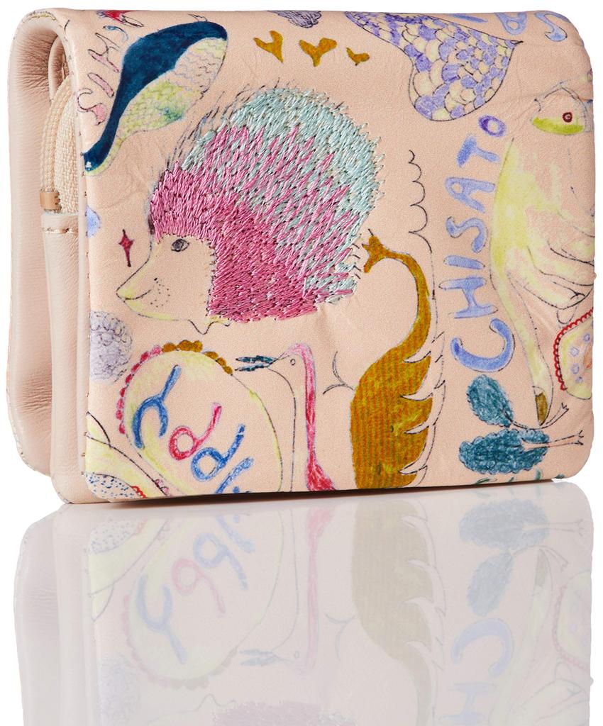 Складной кошелек Мини-кошелек Happy Stuff Бежевый [Tsumori Chisato] Женский