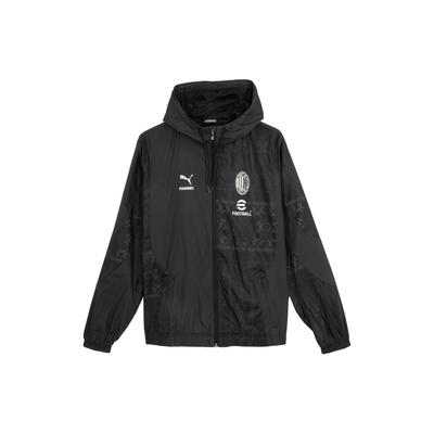 Футбольная предматчевая куртка X AC MILAN PLEASURES 'Черная' Мужская 776092-01