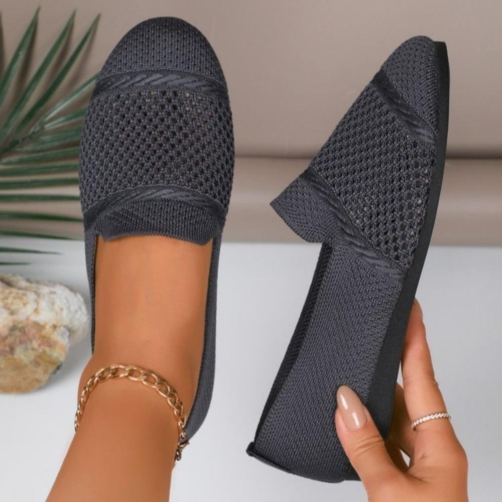 Fashion Women Flats Shoes Spring and Autumn Shallow Fashion Loafers Comfortable Breathable Mesh Sneakers Lightweight Shoes for Women