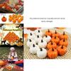 Delightful 12pcs Artificial Mini Foam Pumpkin Simulation Props For Cozy Fall Home Decorations