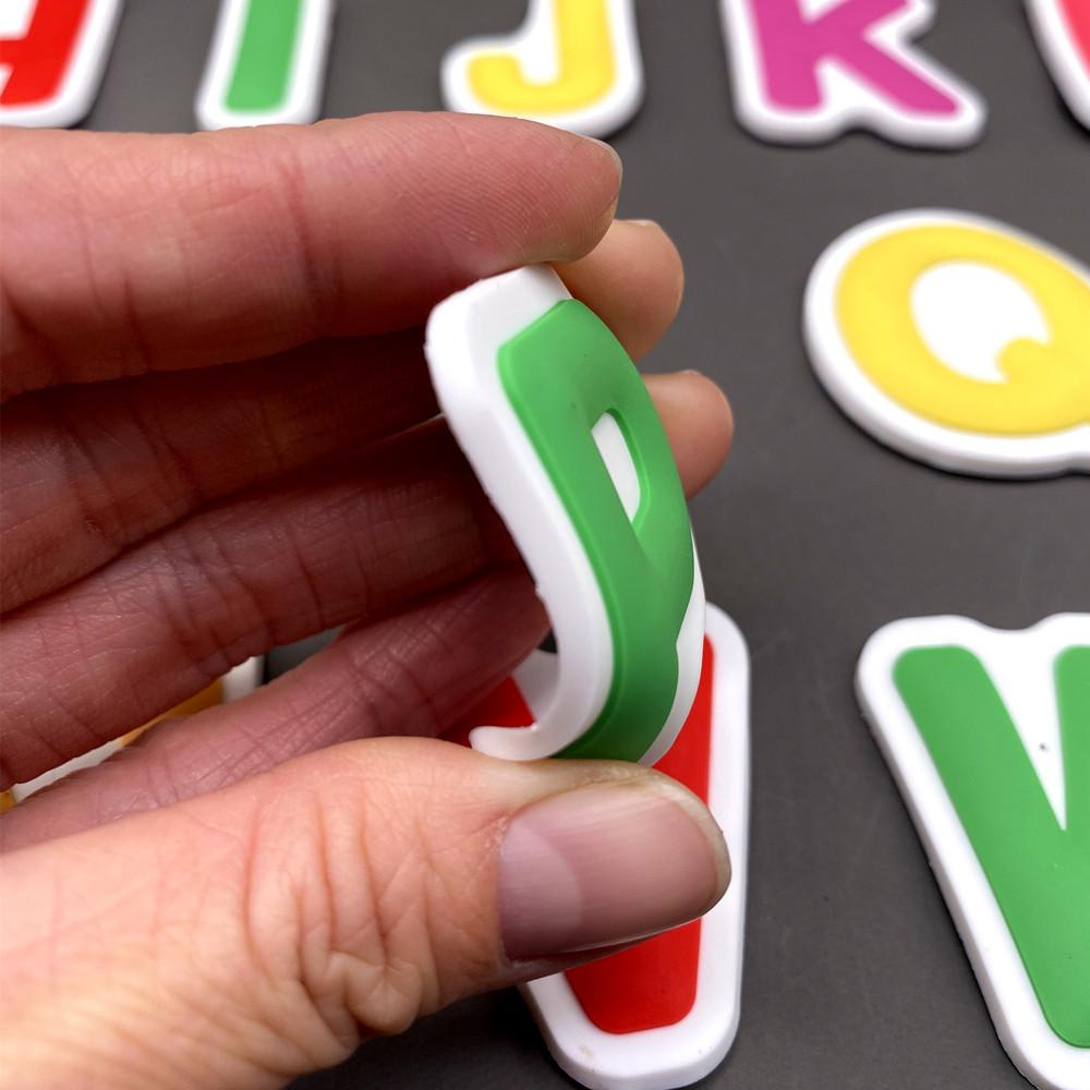 26 шт./компл. Магнитные буквы, мультяшные магниты на холодильник для детей, ПВХ, декоративные магниты на холодильник, милые магнитные аксессуары