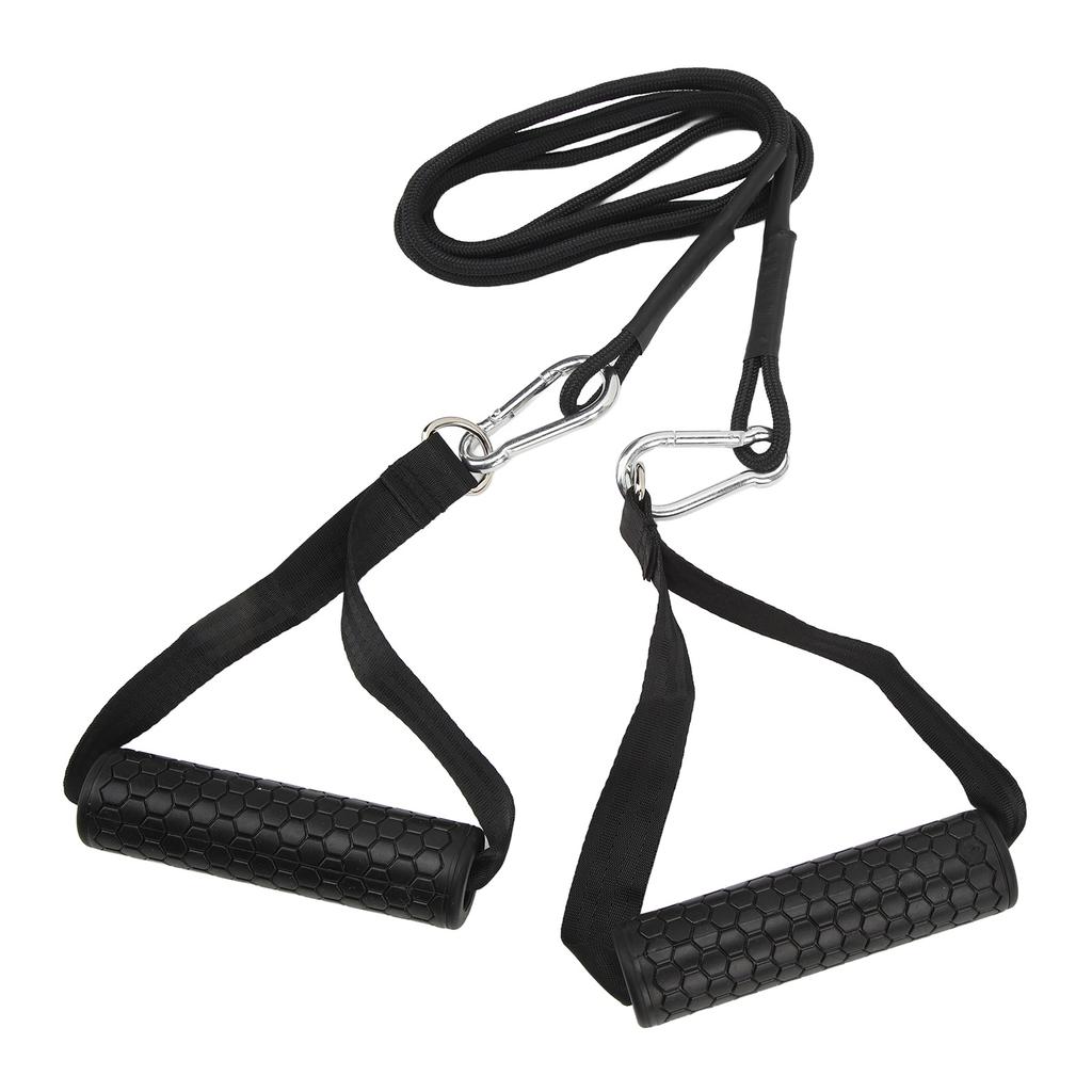 Трицепсовая тяга веревкой, тренажерный кабель, насадки, длинный трицепсовый ремень с 2 рукоятками для мульти-