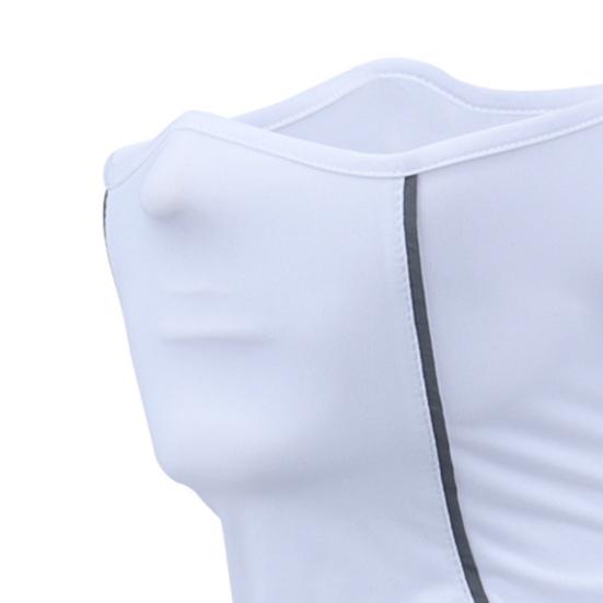 Дышащий велосипедный шарф для лица, светоотражающая полоска, полиэстер, защита от солнца, универсальный велосипедный шарф для улицы