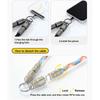 Essager 2 в 1 Type-C C - Type-C кабель для быстрой зарядки шнур передачи данных с шейными ремнями шнур 60 Вт PD кабель для iPhone Samsung Huawei