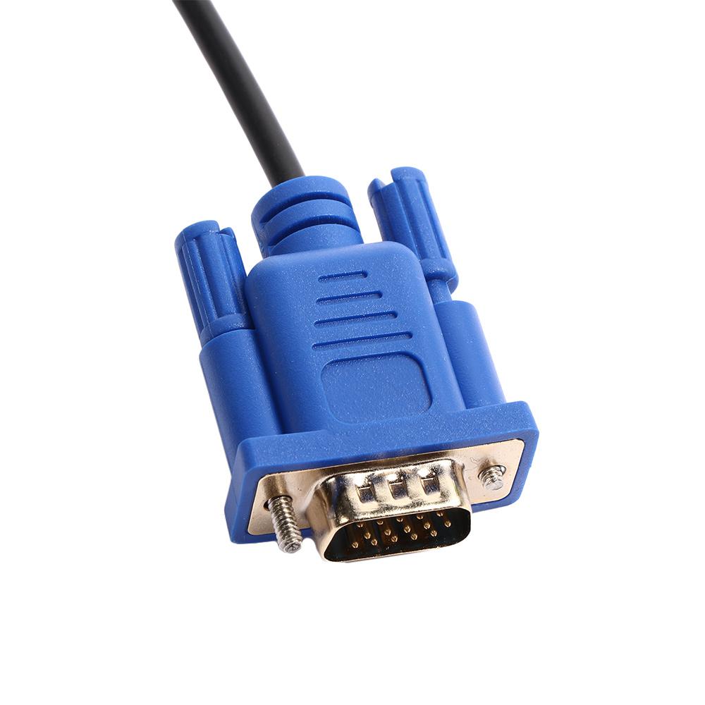 6 футов 1,8 м 1 м 3 м 5 м HD 1080P мужчина к мужчине для HD-плеера конвертер кабель адаптер HDMI к VGA