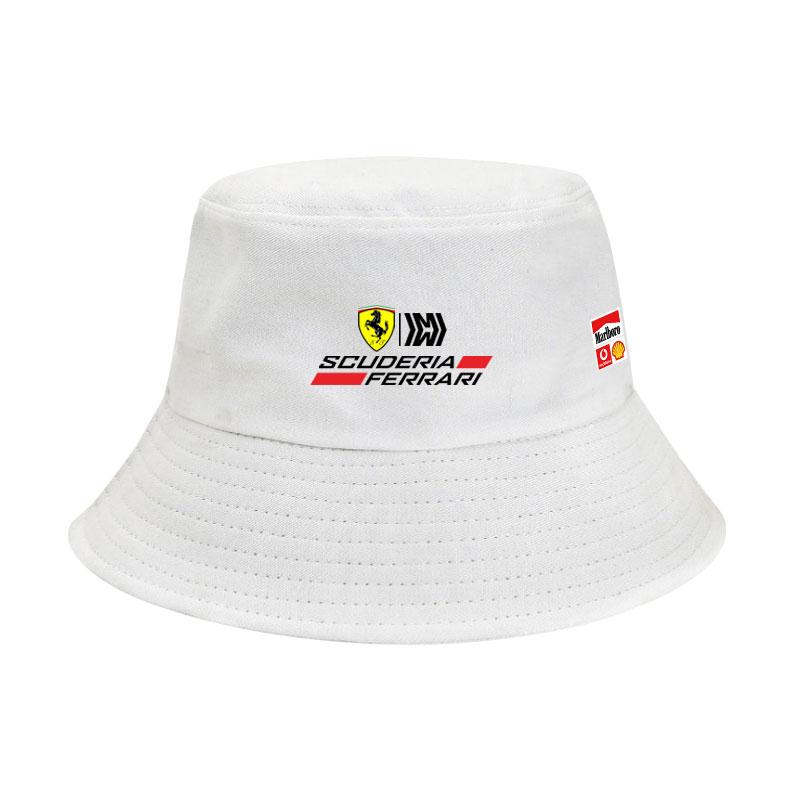 Одежда команды Ferrari F1 Летние повседневные панамы, шляпы от солнца, шляпы-рыбаки для мужчин и женщин Для Ferrari F40 SF90 Scuderia Ferrari