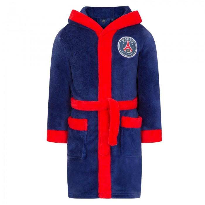 Paris Saint Germain FC Boys Crest Fleece Dressing Gown