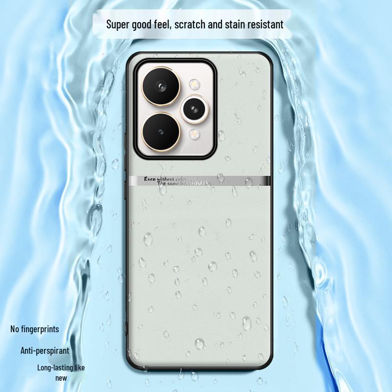 Чехол для телефона Realme 15 Pro H из жидкой кожи - Прочный, Минималистичный, Высококлассный бизнес-дизайн