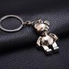 3D Металлический Животный Подвижный Медведь Брелок Женщины Автомобиль Сумочка Подвеска Аксессуары Подарок