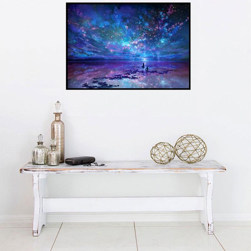 Пейзаж Алмазная картина 5D Diy Полный круг Алмазная вышивка Пейзаж Мозаика Картина Горный хрусталь Украшение дома