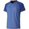Tennis Wear Game Shirt Short Sleeve Slim Dynamotion Fit Sweat Absorbent Quick Drying Soft Tennis Badminton 62JA9007 Reflex Blue Japan XS To Japanese