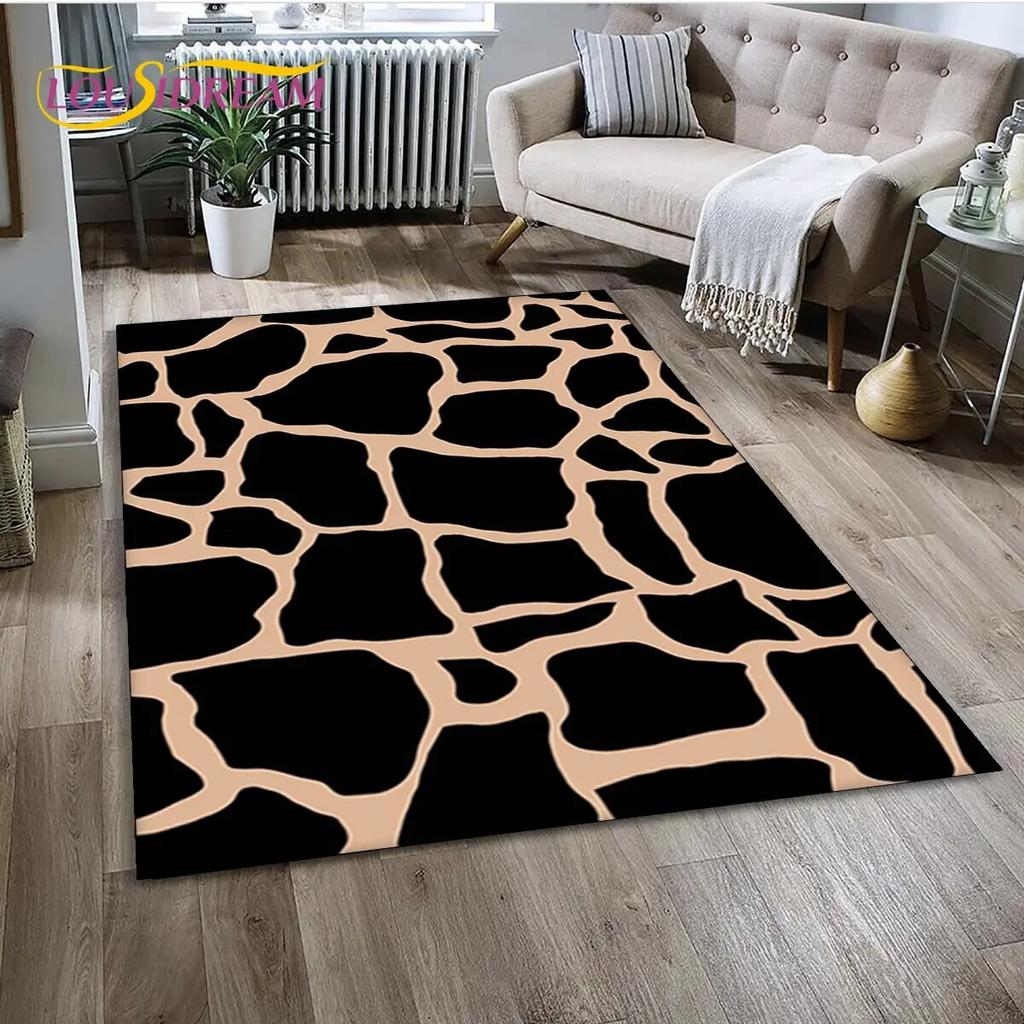 Коврик 3D серии с диким леопардовым принтом, ковер для дома, гостиной, спальни, дивана, коврик для кухни, декор для кухни, детский нескользящий напольный коврик