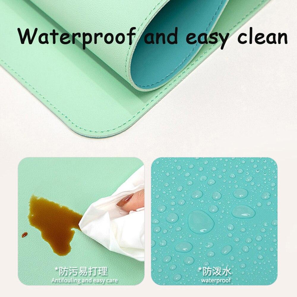 Коврик для мыши офисный стол игровой коврик для мыши водонепроницаемый искусственная кожа настольный коврик компьютерный коврик для мыши клавиатура настольный коврик для офиса и дома