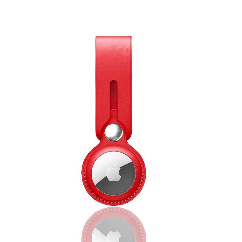 Защитный чехол Apple AirTag для отслеживания домашних животных с искусственной кожей и пряжкой на палец для пожилых людей — устройство, защищающее от потери