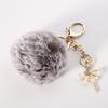 Милый Танцующий Ангел Брелок Подвеска Женский Брелок Держатель Помпоном Сумка Орнамент