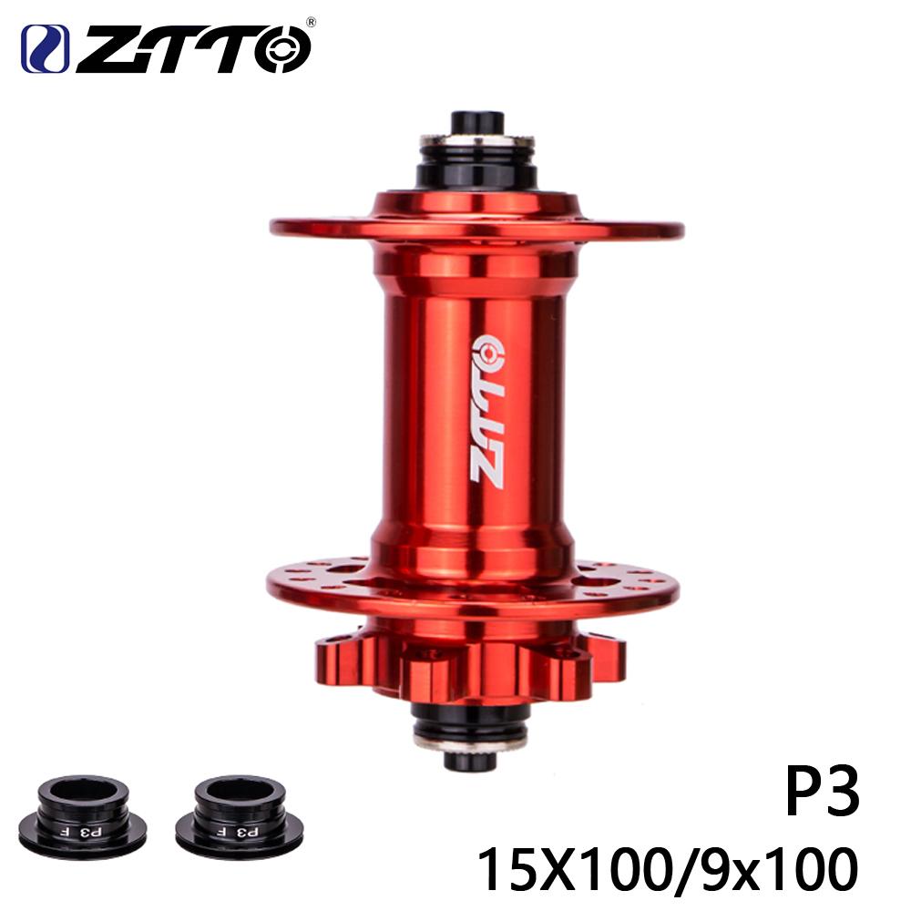 ZTTO MTB 32 Holes Disc Brake Hub Front Hub 6 Bolt Boost Hub 15x110 Thru Axle 15x100 32H Maza 9x100 QR Sealed Bearings