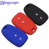Jingyuqin силиконовый чехол для смарт-ключа дистанционного управления автомобилем для Chevrolet Cruze Trax Malibu XL Spark Verano Volt Limited 2016 2017