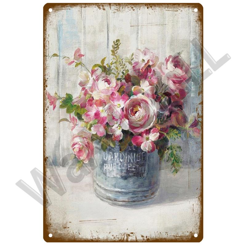 Ретро Декор, металлический знак лаванды, жестяной постер, металлические винтажные вывески с подсолнухом, жестяная вывеска с цветком, ромашка, настенный декор для дома и сада, подарок