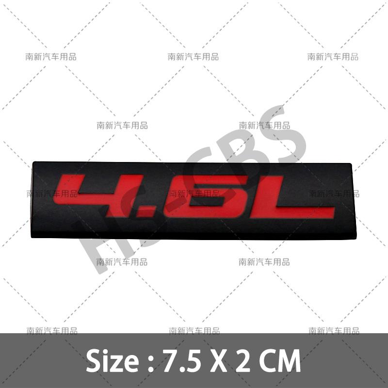 fsbn3 3D Metal 4.0L 4.6L 4.7L 5.0L 5.3L 5.7L Car Rear Trunk Emblem Badge For Jepp Dodge Volvo Ford Cadillac Chevrolet Honda Toyota