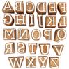 IBA Indianbeautifulart Текстильный печатный блок заглавные буквы алфавита AZ вырезанные вручную деревянные буквы деревянный штамп деревянный блок