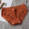 4 PCS Solid Color Women's Panties Lace Threaded Underwear Female Mid-Waist Soft Comfortable Lingerie Girl Lingerie Sexy Woman Clothes
