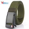 Новый мужской ремень для поездок на работу с автоматической пряжкой из нейлона, универсальный двухслойный толстый ремень для отдыха на природе