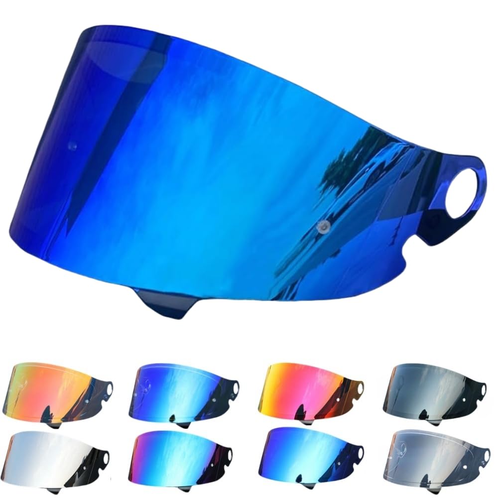 Wayocfei Щиток для мотоциклетного шлема Фотохромный Фотохромный Щиток Визор Шлема УФ-поглощение Мотоциклетный Шлем Запасная Часть Глубокий [Glamster