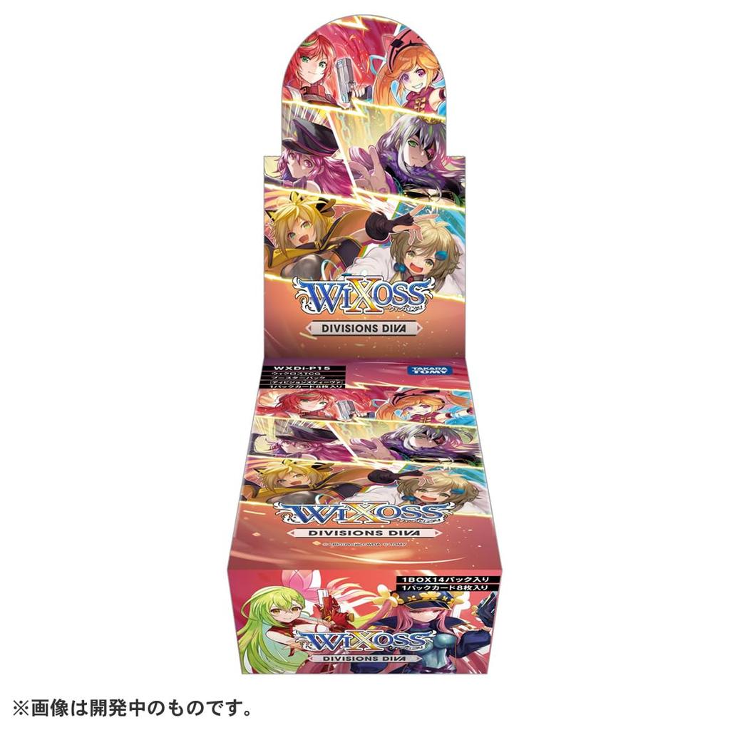 TAKARA TOMY Wixoss TCG Бустерный набор DIVISIONS DIVA BOX WXDi-P15