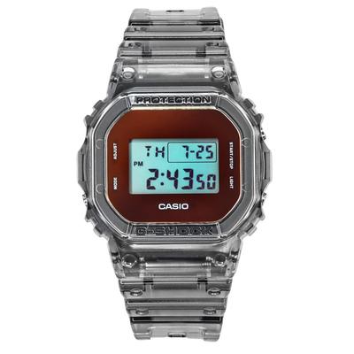 G-Shock Digital Серый полупрозрачный ремешок из смолы кварцевые часы DW-5600TLS-8 200M мужские часы