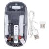 Bluetooth Wireless Mouse BT1 BT2 2.4GHz 3 Mode Silent Adjustable DPI Rechargeable Transparent Mouse