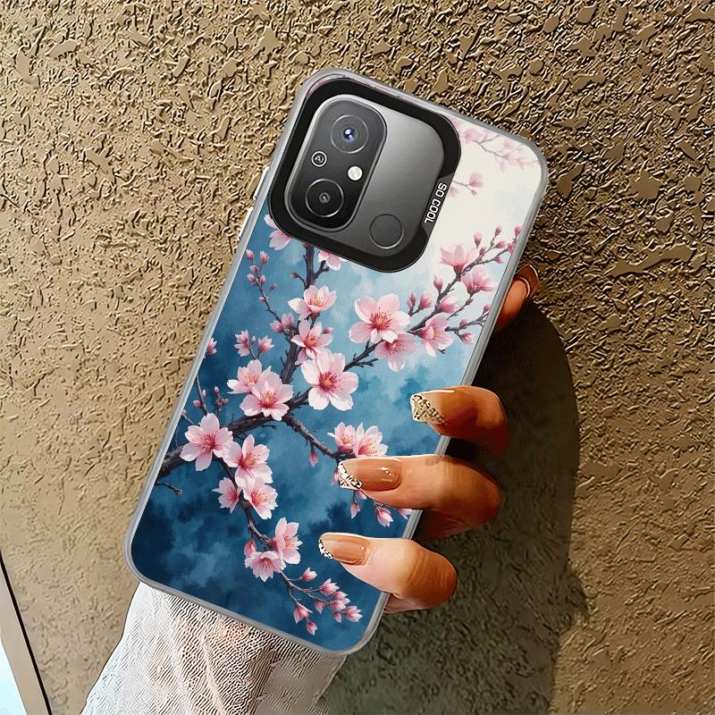 Cherry Blossom Sakura Fashion Shockproof Phone Case for Xiaomi Poco X7 X6 X5 X3 Pro F7 Ultra M8 Redmi 15C 15 14C 13C 12C 10C 13
