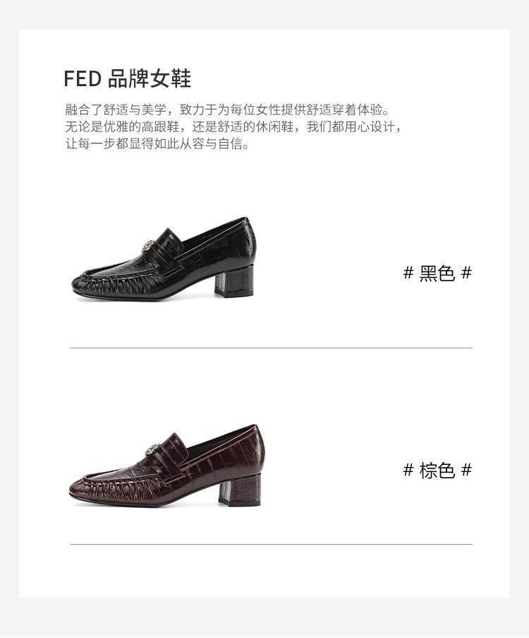 [First layer cowhide] 2026 New Retro Black Pleated Leather Shoes