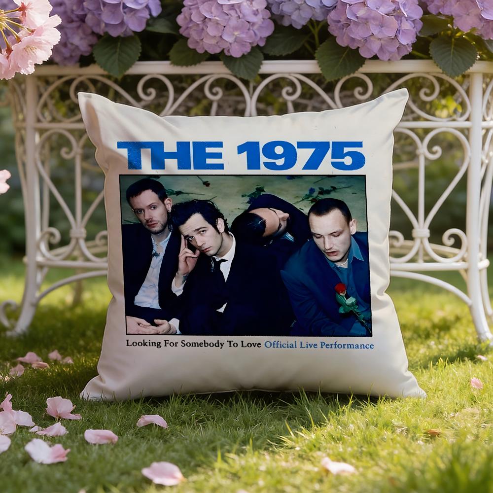 Подушка с чехлом для подушки The 1975S, двойного назначения для дома и автомобиля: Двусторонняя конструкция для максимального комфорта